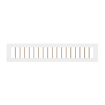 3/4 Safety Rail with, White/Oak FLEXA SAFETYRAIL safety-rail-front-w-bars-oak-birch-f-wht-3-4-200-cm   200 flexa-com.myshopify.com