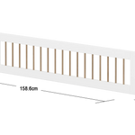 3/4 Safety Rail with, White/Oak SAFETYRAIL 200 flexa-com.myshopify.com