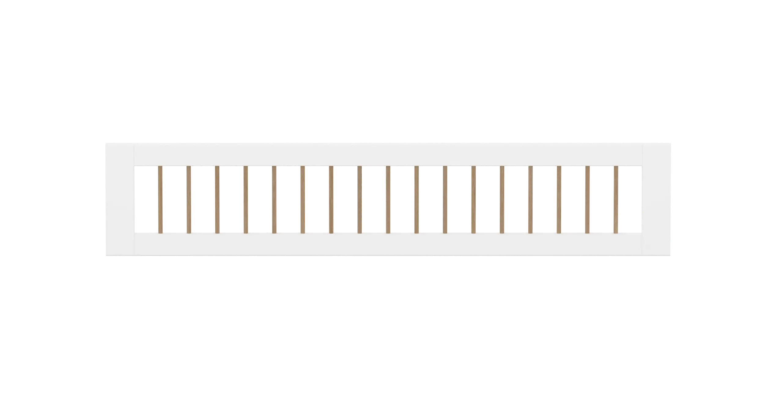 3/4 Safety Rail with, White/Oak SAFETYRAIL 200 flexa-com.myshopify.com