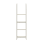FLEXA WHITE high bed ladder from CLASSIC collection with anti-slip rungs, shown in a child’s bedroom.