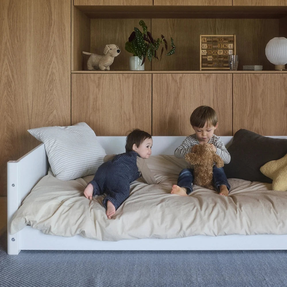 FLEXA Montessori Bed, 90x200 cm, White, view 3