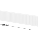 Safety Rail, 3/4, White SAFETYRAIL safety-rail-front-w-grooves-mdf-3-4-f-wht-200cm  flexa-com.myshopify.com
