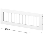 Safety Rail, 1/2, White SAFETYRAIL safety-rail-front-for-slide-w-crossbars-f-wht-1-2-200-cm  flexa-com.myshopify.com