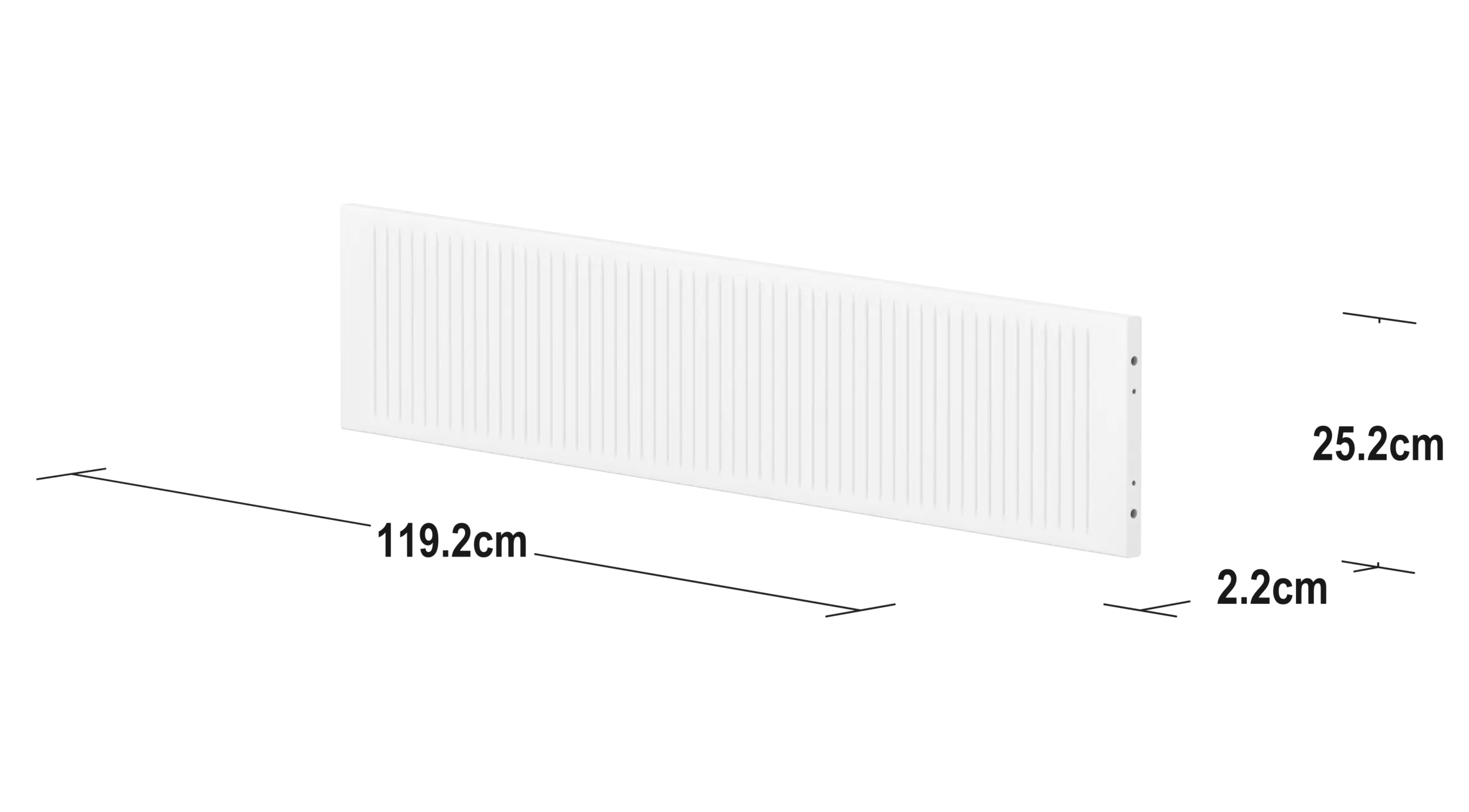 Safety Rail, 1/2, White SAFETYRAIL safety-rail-front-for-slide-w-grooves-f-wht-1-2-200-cm  flexa-com.myshopify.com