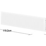 Safety Rail, 1/2, White SAFETYRAIL safety-rail-front-for-slide-w-grooves-f-wht-1-2-200-cm  flexa-com.myshopify.com