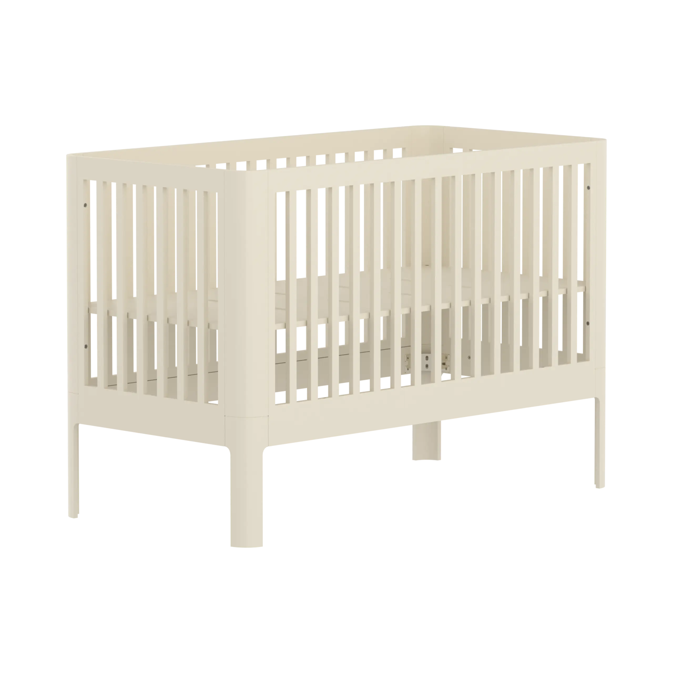 Baby Bed, 140x70 cm, Cream BABYBED baby-bed-140x70-cream-white-base-in-2-positions  flexa-com.myshopify.com