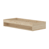Single Bed with Shelf, 90x200 cm, Pine SINGLE_BED single-bed-with-shelf  flexa-com.myshopify.com
