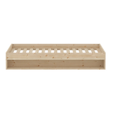 Double Bed with Shelf, 140x200 cm, Pine SINGLE_BED double-bed-with-shelf-140cm  flexa-com.myshopify.com