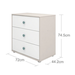 Chest with 3 Drawers, Grey CHEST_CLASSIC_STORAGE chest-with-3-drawers-grey-washed-white-teal  flexa-com.myshopify.com