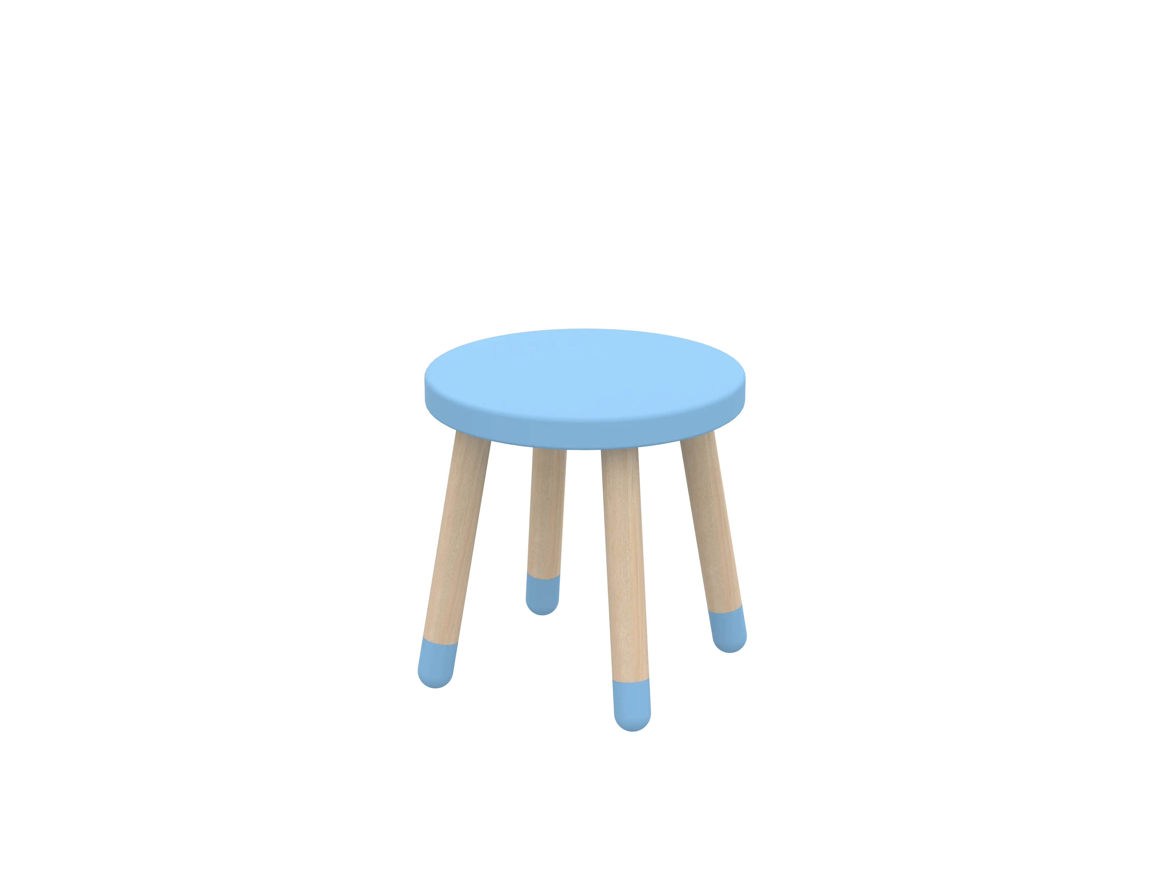 DOTS Kids Stool, Blue Skies CHAIR stool-dots-blue-skies  flexa-com.myshopify.com
