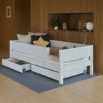 FLEXA Bed Drawers, 2 pcs, 90x200 cm, White, view 2