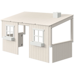 House for Single and Midsleeper Beds. White ACCESSORIES classic-house-white-washed-white-washed-white  flexa-com.myshopify.com