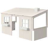 House for Single and Midsleeper Beds. White ACCESSORIES classic-house-white-washed-white-washed-white  flexa-com.myshopify.com