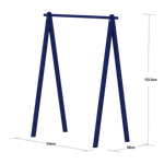 Clothes Rack, Blue/Pine ACCESSORIES clothes-rack-sapphire-blue  flexa-com.myshopify.com