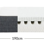 Latex/Foam Mattress, 190X140 Cotton Cover MATTRESS flexa-mattress-190x140-cotton-cover-white  flexa-com.myshopify.com