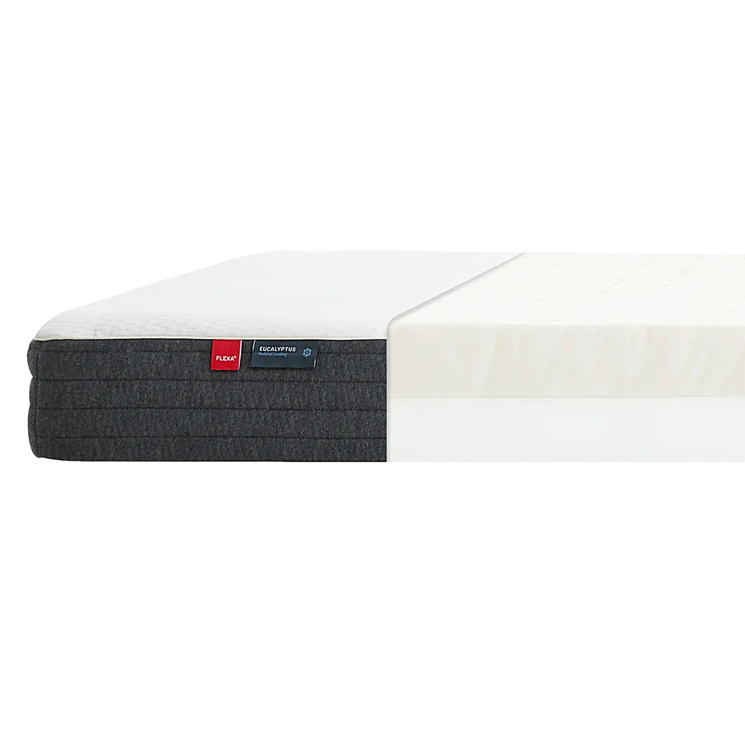Latex Mattress, 190X140 with Eucalyptus Cover MATTRESS flexa-latex-mattress-190x140-eucalyptus-cover-white  flexa-com.myshopify.com