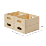 Wooden Storage Box Set - mini, Pine PLAY wooden-storage-box-set-mini  flexa-com.myshopify.com