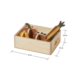 Vegetables, 5 pcs, Handpainted PLAY vegetables-multicolors-natural-wood  flexa-com.myshopify.com