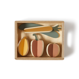 Vegetables, 5 pcs, Handpainted PLAY vegetables-multicolors-natural-wood  flexa-com.myshopify.com