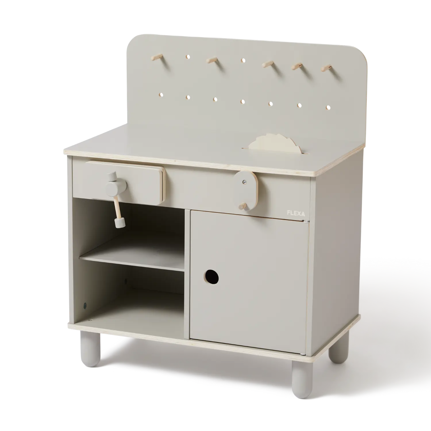 The Workbench, Grey PLAY the-workbench-natural-grey  flexa-com.myshopify.com