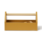 Toolbox, 4 pcs, Handpainted, Yellow PLAY toolbox-mustard-natural-wood  flexa-com.myshopify.com