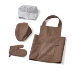 Apron Costume Set, Brown PLAY costume-set-brown  flexa-com.myshopify.com