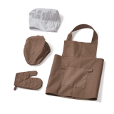 Apron Costume Set, Brown PLAY costume-set-brown  flexa-com.myshopify.com