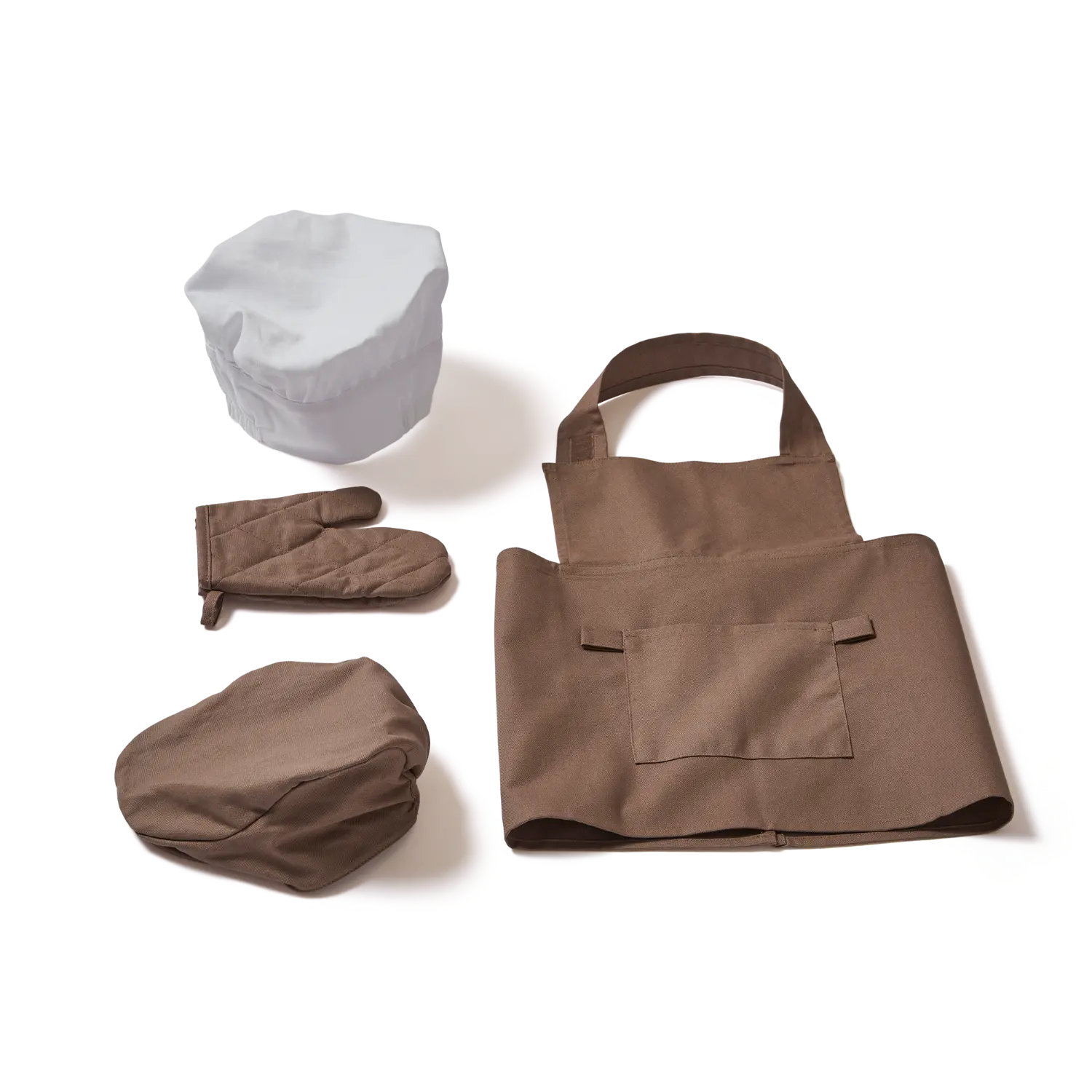 Apron Costume Set, Brown PLAY costume-set-brown  flexa-com.myshopify.com