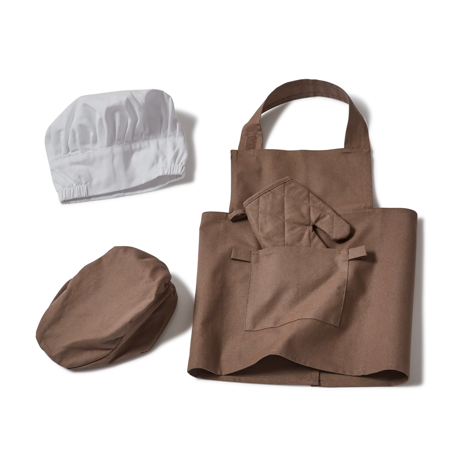 Apron Costume Set, Brown PLAY costume-set-brown  flexa-com.myshopify.com