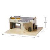 Wooden Parking Garage, Handpainted PLAY wooden-parking-garage-multicolors-natural-wood  flexa-com.myshopify.com