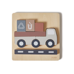 Truck Puzzle, 9 pcs, Handpainted PLAY truck-puzzle-multicolors-natural-wood  flexa-com.myshopify.com