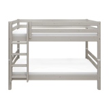 Bunk Bed 154 cm with Ladder and Safety Rail, 90x200 cm, Grey