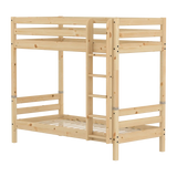 Bunk Bed with Straight Ladder and Safety Rails, 90x200 cm, Pine BUNKBED fr52-bunk-bed  flexa-com.myshopify.com