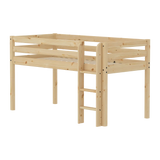 Mid-High Bed with Safety Rails, 90x200 cm, Pine MID_HIGH-BED fr51-mid-high-bed  flexa-com.myshopify.com