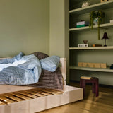 Single Bed with Pull-out Bed, 90x200 cm, White SINGLE_BED single-bed-with-pull-out-bed-white-washed-1  flexa-com.myshopify.com