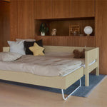 FLEXA Single Bed 90x200 cm with Pull-out Bed 90x190 cm, Sand, view 4
