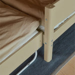 FLEXA Single Bed 90x200 cm with Pull-out Bed 90x190 cm, Sand, view 5