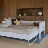 FLEXA Single Bed 90x200 cm with Pull-out Bed 90x190 cm, WHITE, Daybed, view 2