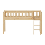 Mid-High Bed with Safety Rails, 90x200 cm, Pine MID_HIGH-BED mid-high-bed-w-scandinavian-safety-rail-classic-raw  flexa-com.myshopify.com