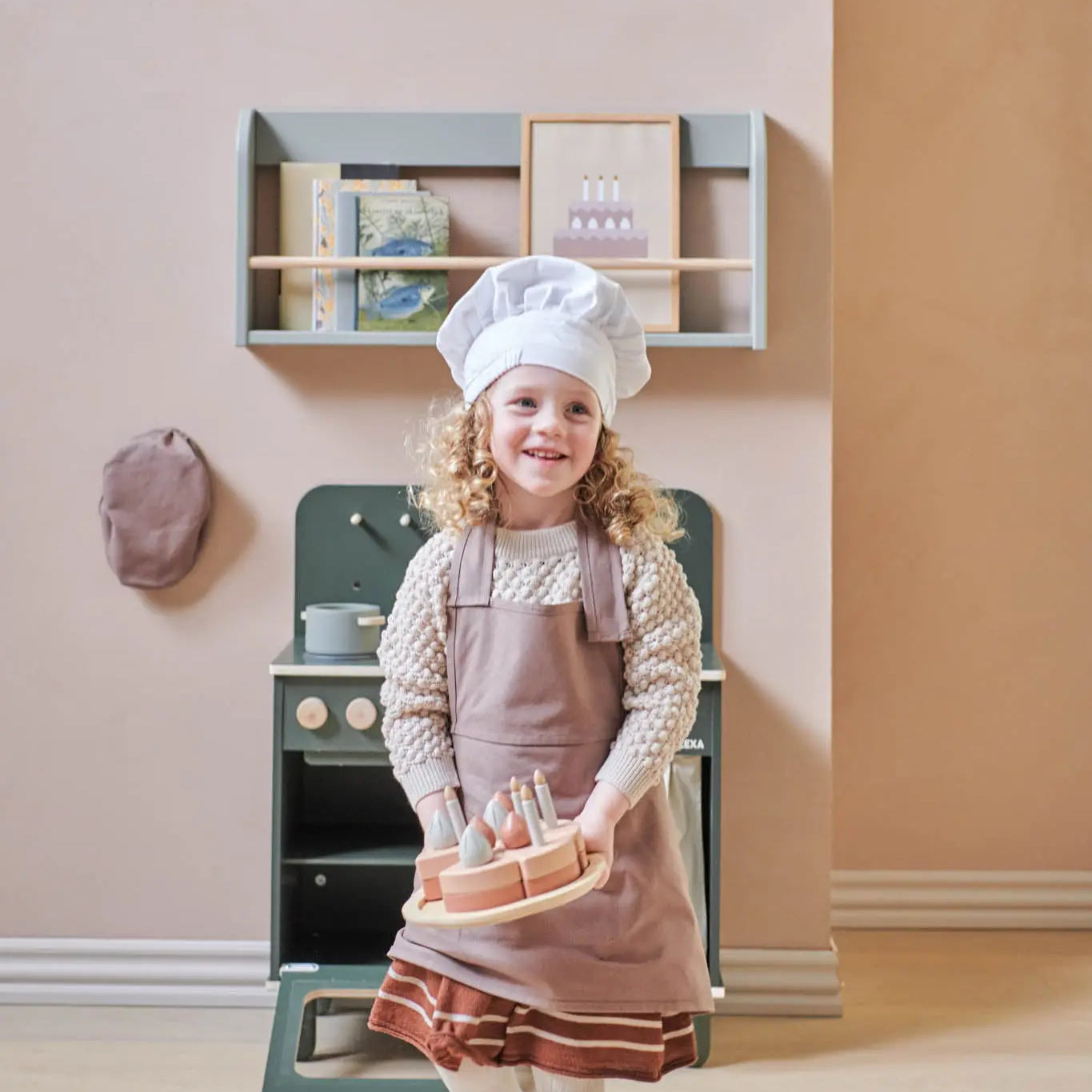 Apron Costume Set, Brown PLAY ACTIVE flexa-com.myshopify.com