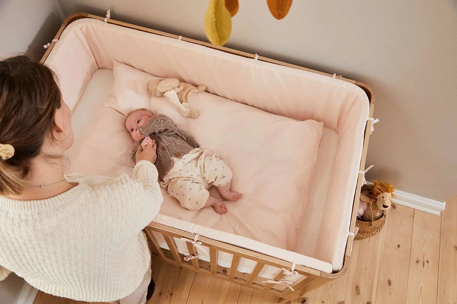 Baby Bed Linen, 70x100 cm, Rose TEXTILE ACTIVE flexa-com.myshopify.com