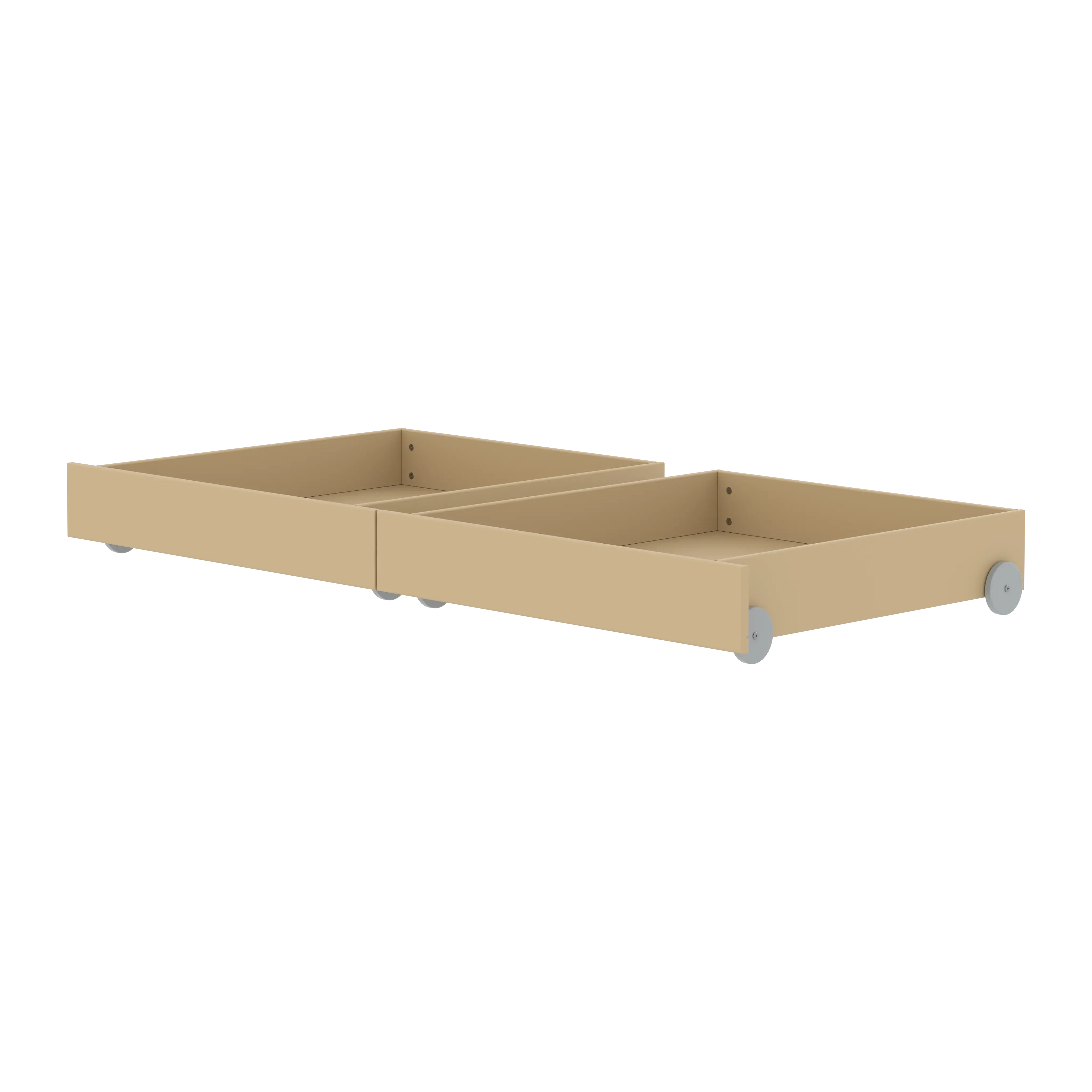 Bed Drawers, 2 pcs, 90x200 cm, Sand ACCESSORIES 200 flexa-com.myshopify.com