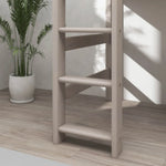 Bunk Bed 143 cm with Ladder and Safety Rail, 90x200 cm, White BUNKBED 200 flexa-com.myshopify.com