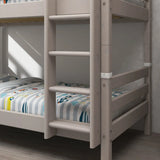 Bunk Bed 154 cm with Ladder and Safety Rail, 90x200 cm, Grey BUNKBED 200 flexa-com.myshopify.com