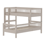 Bunk Bed with Ladder and Safety Rail, 90x200 cm, Grey BUNKBED 200 flexa-com.myshopify.com