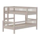 Bunk Bed with Ladder and Safety Rail, 90x200 cm, Grey BUNKBED 200 flexa-com.myshopify.com