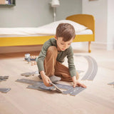 Car Tracks, 22 pcs, Handpainted PLAY _badge_last_chance flexa-com.myshopify.com