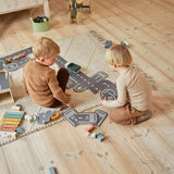 Car Tracks, 22 pcs, Handpainted PLAY _badge_last_chance flexa-com.myshopify.com