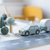 Cars, 3 cars & 1 caravan, Handpainted PLAY _badge_last_chance flexa-com.myshopify.com