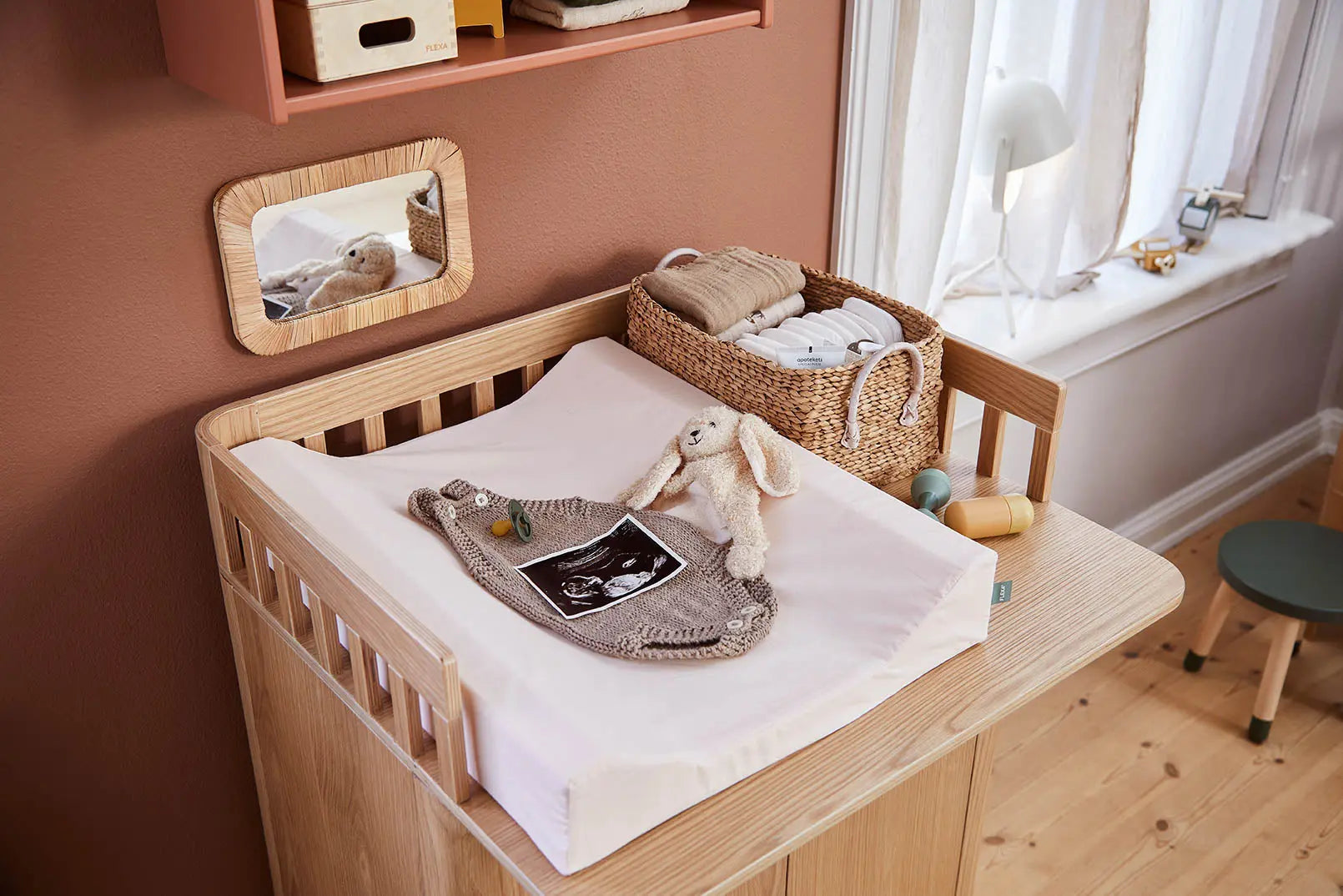 Changing Mat, 50x64 cm, Rose TEXTILE ACTIVE flexa-com.myshopify.com